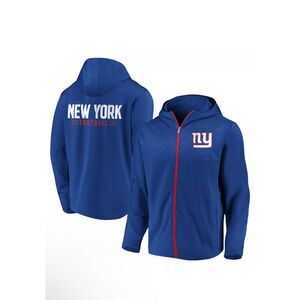 New York Football Fan Hoodie Royal Blue Athletic Sweatshirt Sports Team‎ Apparel